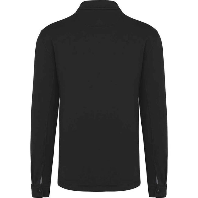 Black - Back - Native Spirit Unisex Adult Faded Brushed Fleece Overshirt