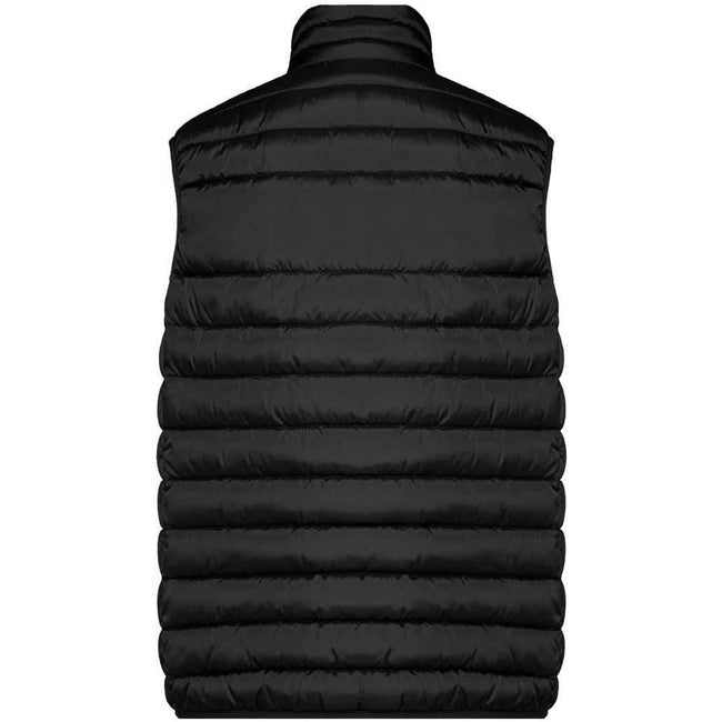Black - Back - Kariban Mens Quilted Body Warmer