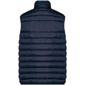 Navy - Back - Kariban Mens Quilted Body Warmer