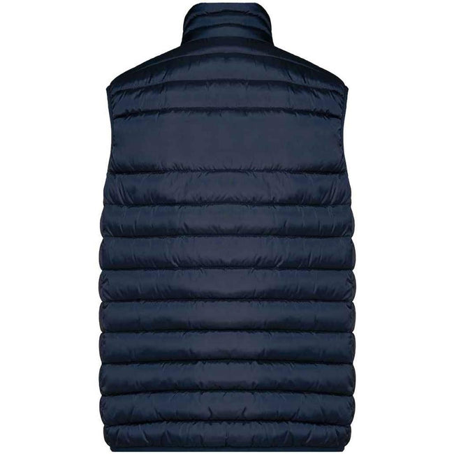 Navy - Back - Kariban Mens Quilted Body Warmer