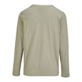 Khaki - Back - SOLS Womens-Ladies Monarch Long-Sleeved T-Shirt