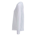 White - Side - SOLS Womens-Ladies Monarch Long-Sleeved T-Shirt