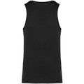 Black - Back - Kariban Mens Plain Eco Friendly Tank Top