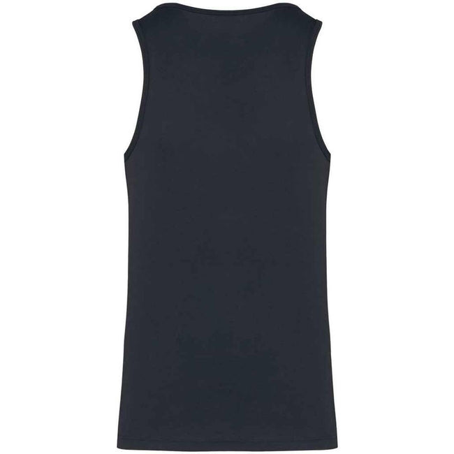 Navy - Back - Kariban Mens Plain Eco Friendly Tank Top