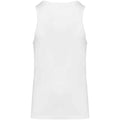 White - Back - Kariban Mens Plain Eco Friendly Tank Top