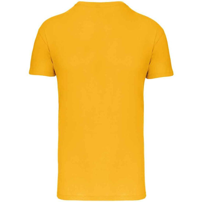 Yellow - Back - Kariban Childrens-Kids BIO150IC Crew Neck T-Shirt