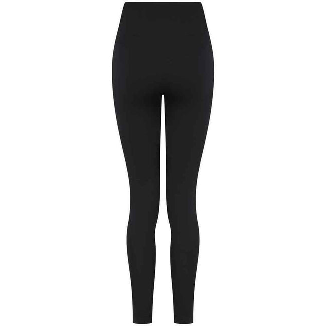 Black - Back - Tombo Womens-Ladies Sculpting Leggings