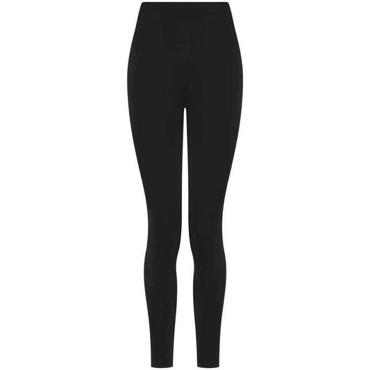 Black - Front - Tombo Womens-Ladies Sculpting Leggings