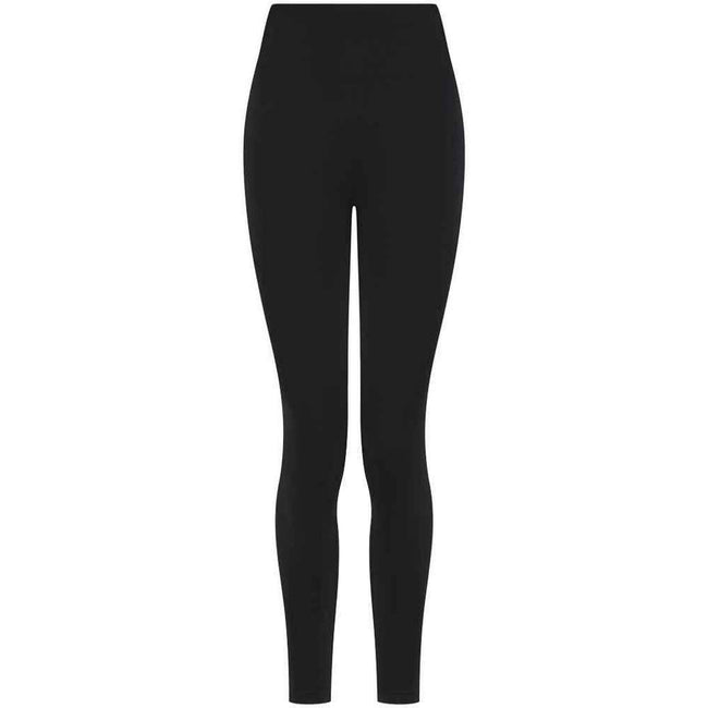 Black - Front - Tombo Womens-Ladies Sculpting Leggings