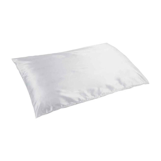 White - Front - Towel City Satin Plain Pillowcase