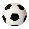 White-Black - Front - Mumbles Zippie Football Plush Toy