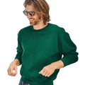 College Green - Front - Fruit Of The Loom Mens Supercotton Sweatshirt