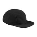 Black - Front - Beechfield Recycled Fleece Outdoor Camper Cap