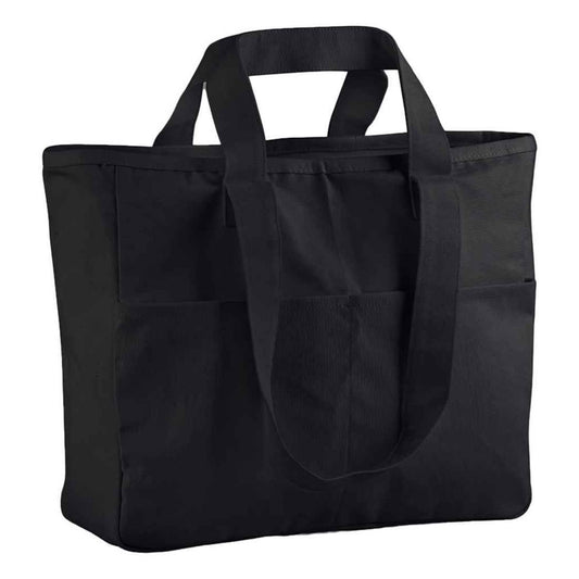 Black - Front - Westford Mill Double Handle 23L Tote Bag