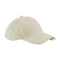 Stone - Front - Beechfield EarthAware Cord Organic Baseball Cap