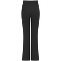 Black - Back - SF Womens-Ladies Flared Leggings