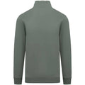 Moss - Back - Native Spirit Mens Quarter Zip Sweatshirt
