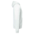 White - Side - Fruit of the Loom Mens Supercotton Plain Hooded Sweatshirt