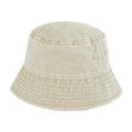 Stone - Front - Beechfield Vintage Bucket Hat