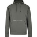 Dark Grey - Front - Kustom Kit Unisex Adult Piqué Regular Hoodie