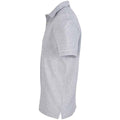 Grey Marl - Side - SOLS Unisex Adult Pacific Marl Piqué Polo Shirt