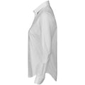 White - Side - Tee Jays Womens-Ladies Stretch Long-Sleeved Active Shirt