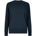 Navy - Front - Kustom Kit Mens Piqué Regular Sweatshirt