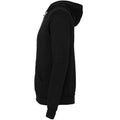DTG Black - Side - Bella + Canvas Unisex Adult Polycotton Full Zip Hoodie