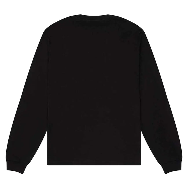 Black - Back - Bella + Canvas Unisex Adult Heavyweight Long-Sleeved T-Shirt