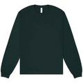 Forest Green - Front - Bella + Canvas Unisex Adult Heavyweight Long-Sleeved T-Shirt
