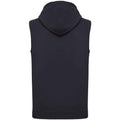 Navy - Back - Proact Unisex Adult Sleeveless Hoodie