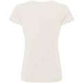 Natural - Back - Russell Womens-Ladies Authentic Ringspun Cotton Classic T-Shirt