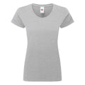 Light Oxford - Front - Russell Womens-Ladies Authentic Ringspun Cotton Classic T-Shirt