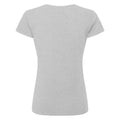 Light Oxford - Back - Russell Womens-Ladies Authentic Ringspun Cotton Classic T-Shirt
