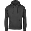 Black - Front - Tee Jays Unisex Adult Urban Hoodie