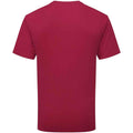 Cranberry - Back - Fruit of the Loom Unisex Adult Cotton T-Shirt
