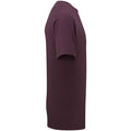 Dark Plum - Side - Fruit of the Loom Unisex Adult Cotton T-Shirt