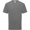 Light Graphite - Front - Fruit of the Loom Unisex Adult Cotton T-Shirt