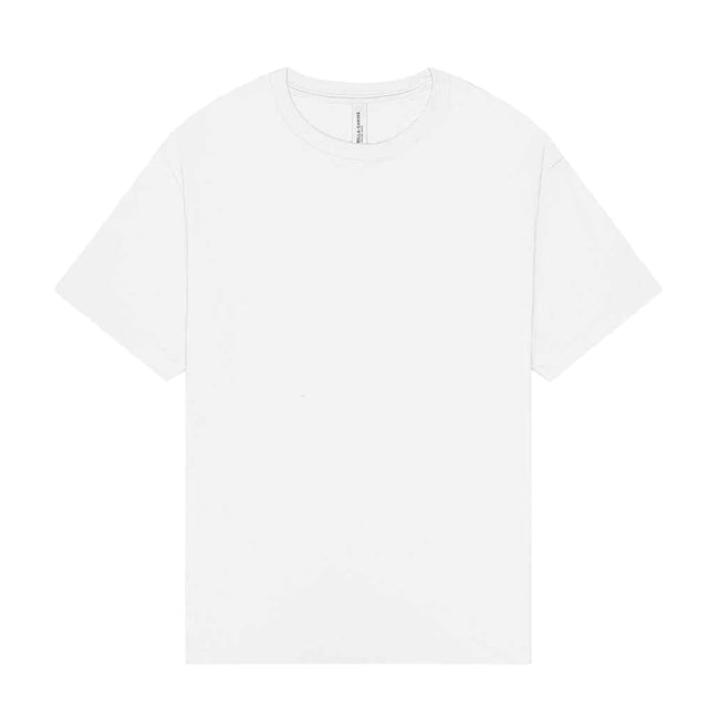 White - Front - Bella + Canvas Unisex Adult Heavyweight Boxy T-Shirt