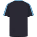 Navy-Sky Blue - Back - Finden & Hales Childrens-Kids T-Shirt