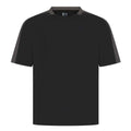 Black-Gunmetal - Front - Finden & Hales Childrens-Kids T-Shirt