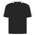 Black-White - Front - Finden & Hales Childrens-Kids T-Shirt