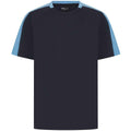 Navy-Sky Blue - Front - Finden & Hales Childrens-Kids T-Shirt