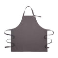 Stormy Grey - Front - Dennys Unisex Adult Canvas Apron