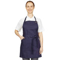 Navy - Back - Dennys Unisex Adult Canvas Apron