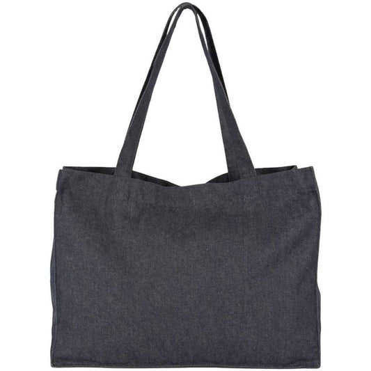 Denim - Front - Kimood Denim Look Recycled Shopper Bag
