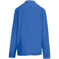 Royal Blue - Back - SOLS Unisex Adult Pique Long-Sleeved Polo Shirt