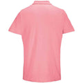 Candy Pink - Back - SOLS Unisex Adult Pulse Pique Polo Shirt