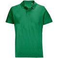 Kelly Green - Front - SOLS Unisex Adult Pulse Pique Polo Shirt