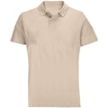 Linen - Front - SOLS Unisex Adult Pulse Pique Polo Shirt
